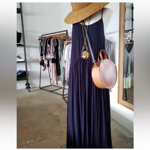 Sundays Navy Blue Maxi Dress